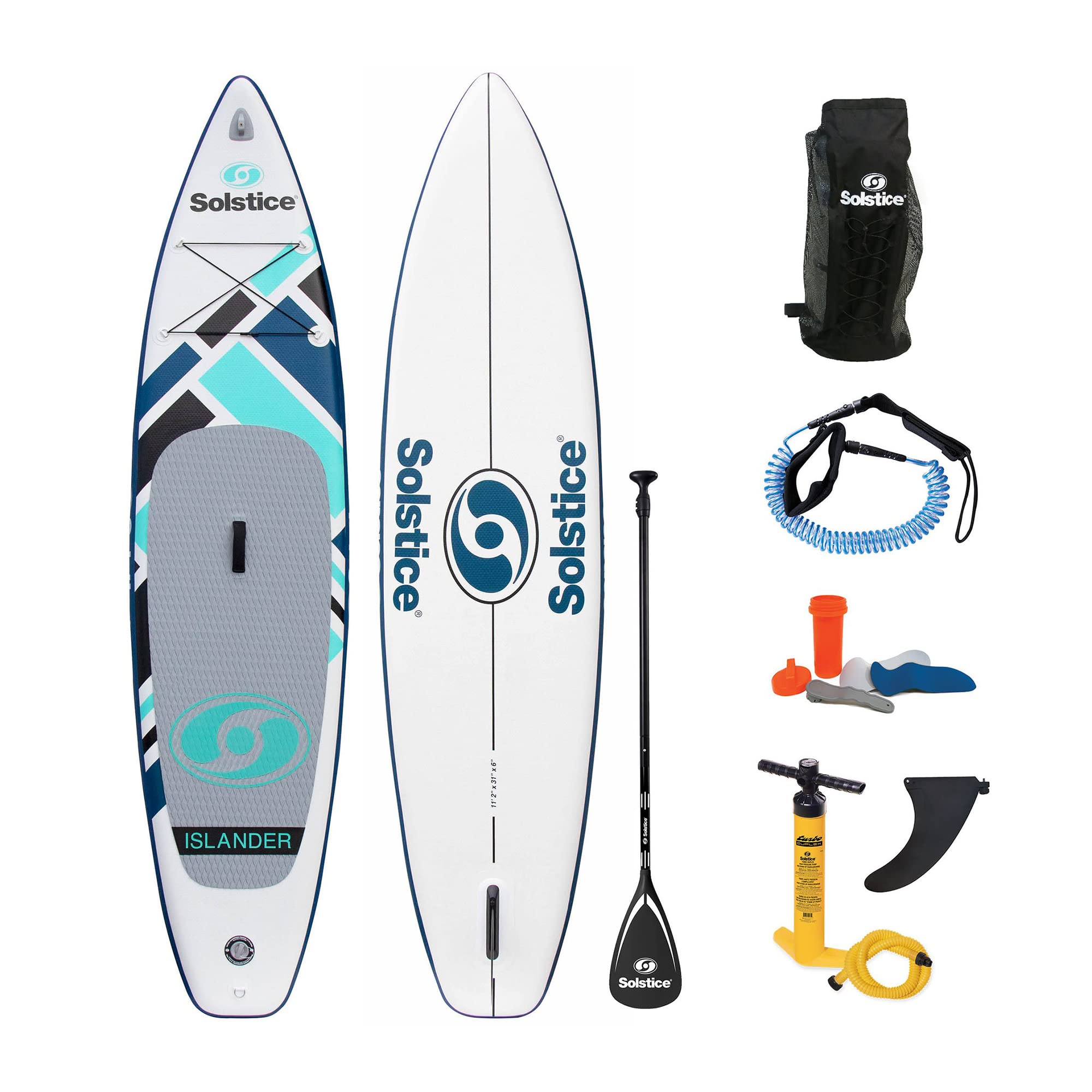 Solstice Watersports Maui Inflatable Stand-Up Paddle Board Kit