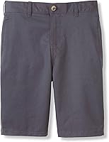 French Toast Boys' Adjustable Waist Stretch Flat Front School Uniform Shorts - Standard & Husky Sizes