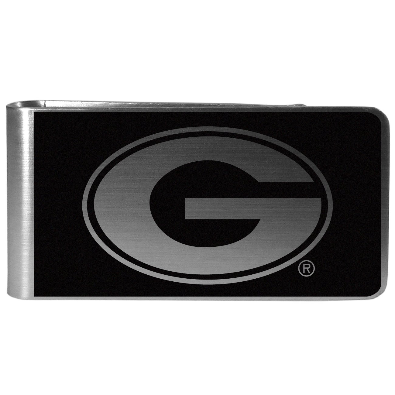 NCAA Georgia Bulldogs Black & Steel Money Clip-image-47