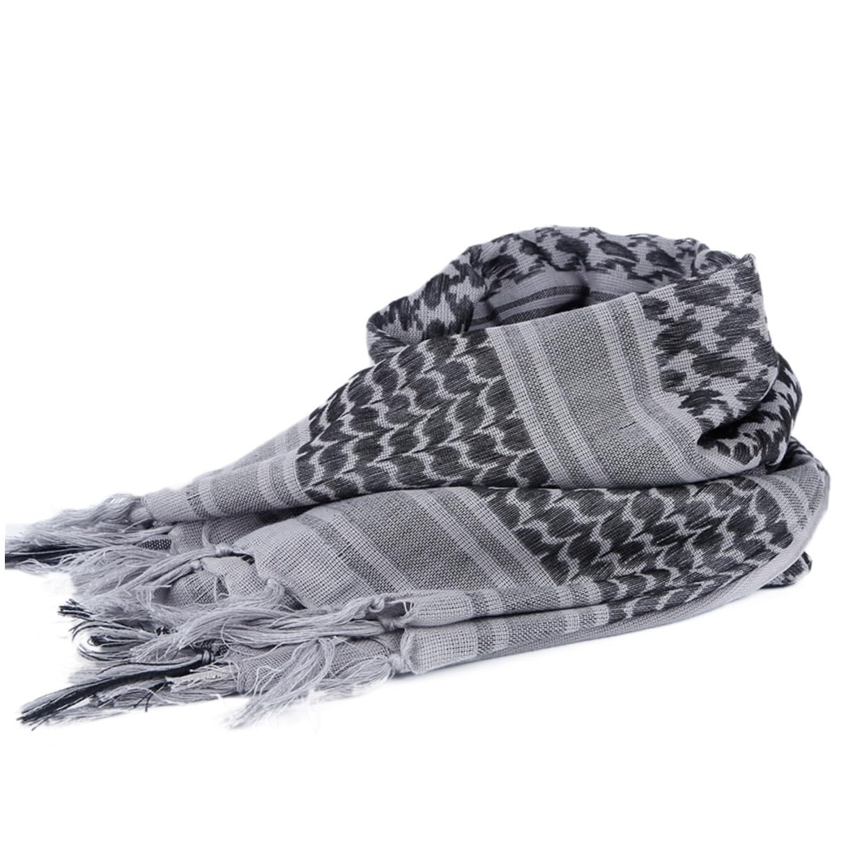 ifundom Sciarpa Tattica Militare Arab Style in Cotone Traspirante e Quadrata per Uomo, Scialle da Collo Autunnale per Attività Outdoor e Amanti Militari