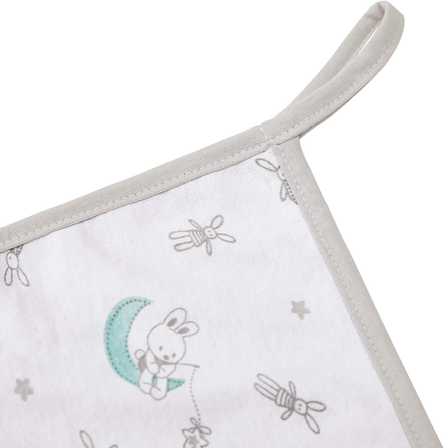 Papi Textil Paninho De Boca Papi Malhas C/ Prendedor De Chupeta Estampado Para Bebê 28Cm X 28Cm Contém 03 Un