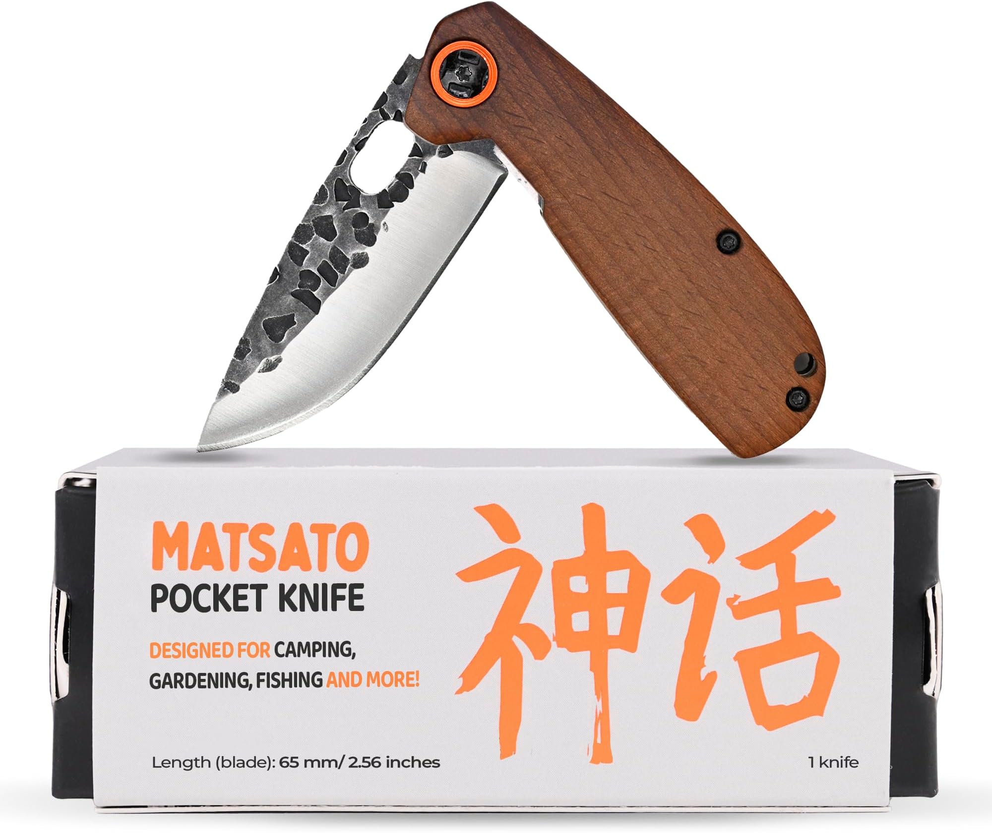 Folding Pocket Knife Small Pocket Knifes for Men & Women, EDC Camping Knive, Tactical Survival Knife, Compact Folding Knife for Hunting, Fishing, Hiking, and Outdoor Adventure 2.55 Inch blade