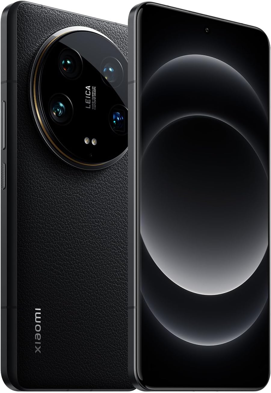 XIAOMI 14 Ultra Black - Smartphone 16+512GB, Snapdragon 8 Gen3 3.3GHz, 120Hz 6.73'' AMOLED Display,90W Hyper Charge, 5000mAh Battery (UK Version + 2 Years Warranty)