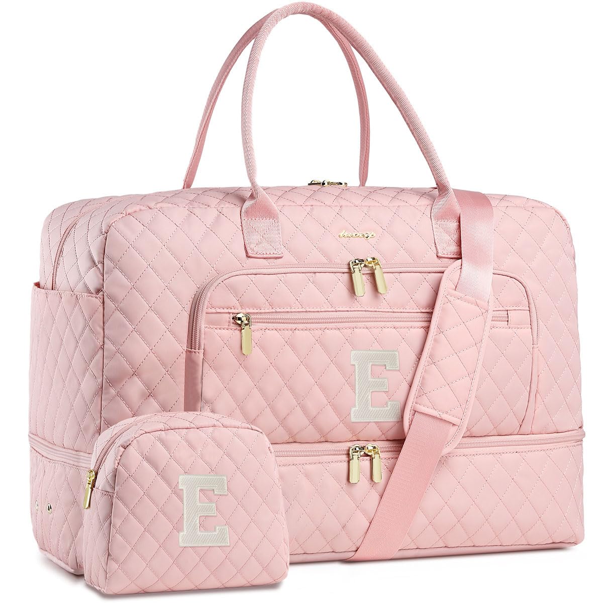 Initial Travel Duffle Bag for Women - LUOCIP