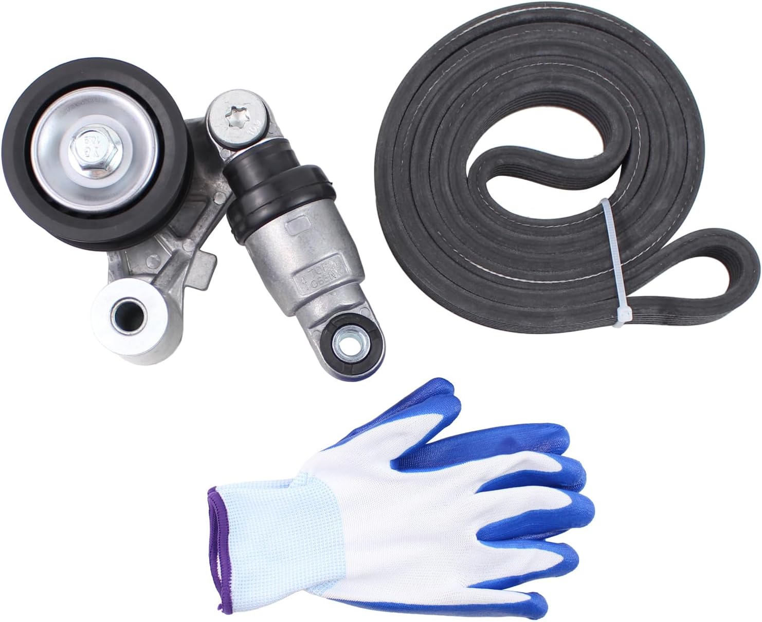 Accessory Serpentine Drive Belt and Tensioner Kit for Chevrolet Corvette 2014-2019