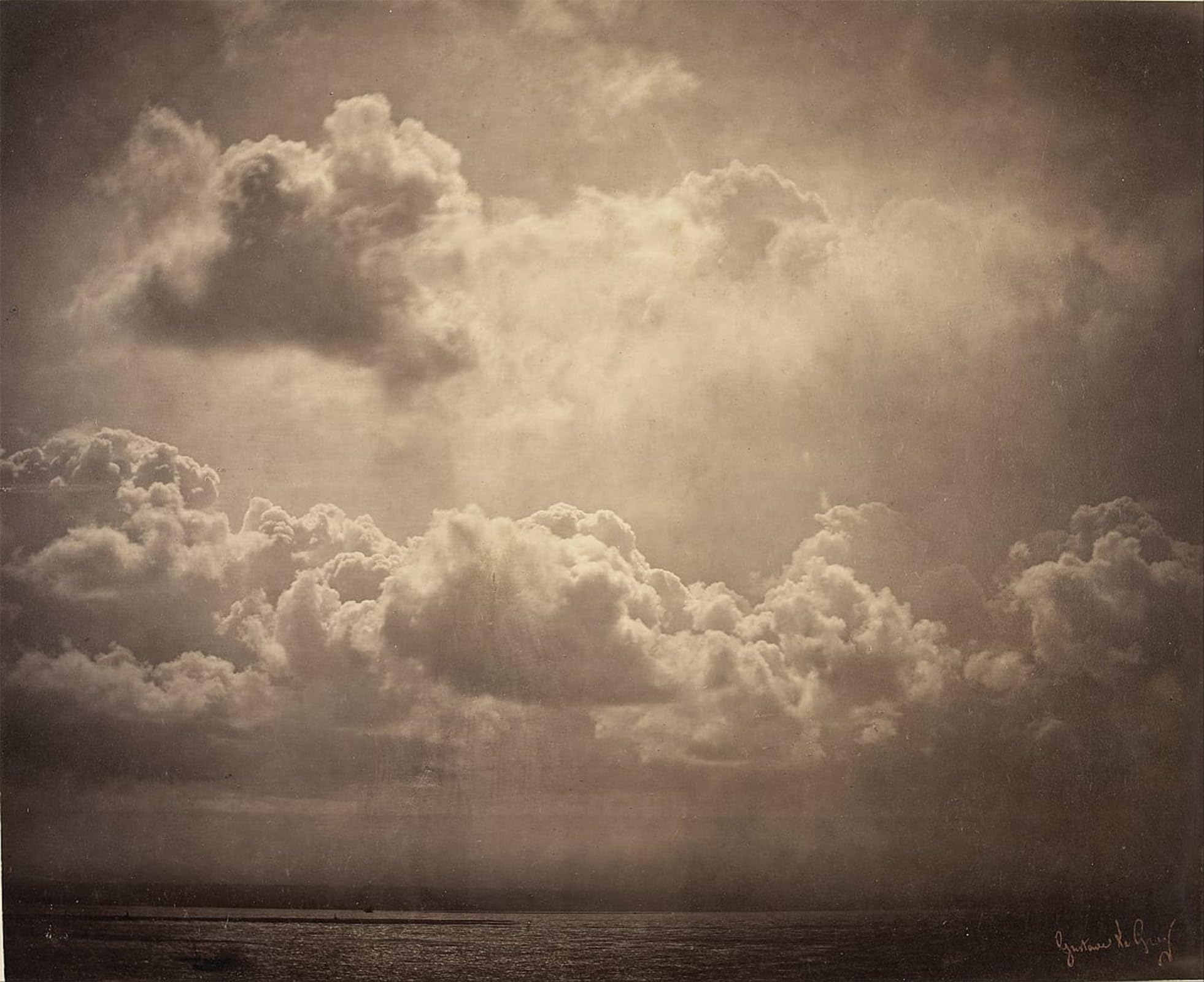 POSTERIIk Vintage Print Pop Art Landscape Artwork Gustave Le Gray by Gustave Le Gray Art Prints for Office Home Decor 60x90cm