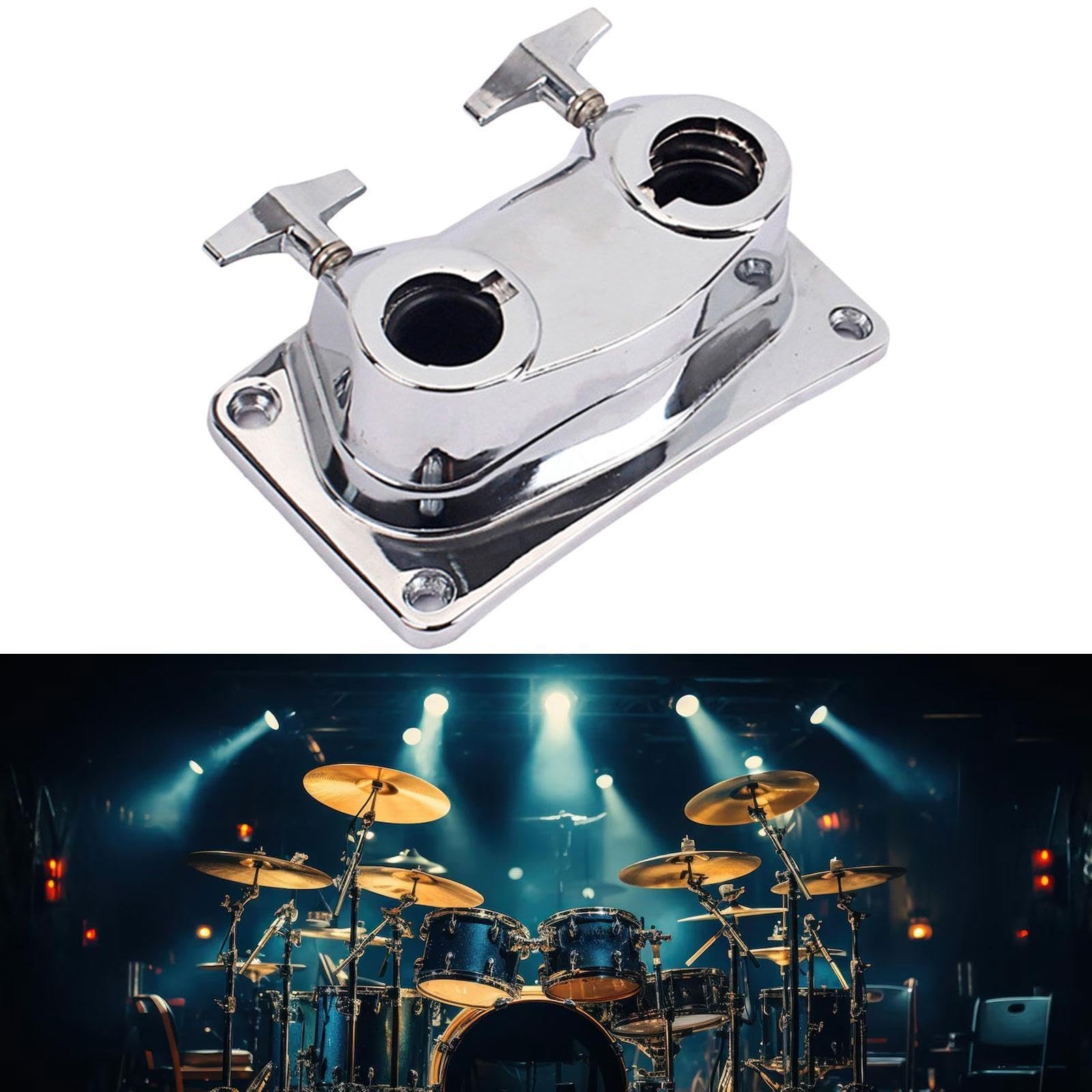 Trommelhalterung Beckenhalterklemme Universal Anti Rutsch Ersatz Drumtom Halterung Tom Beckenhalterklemme für Tom Teile