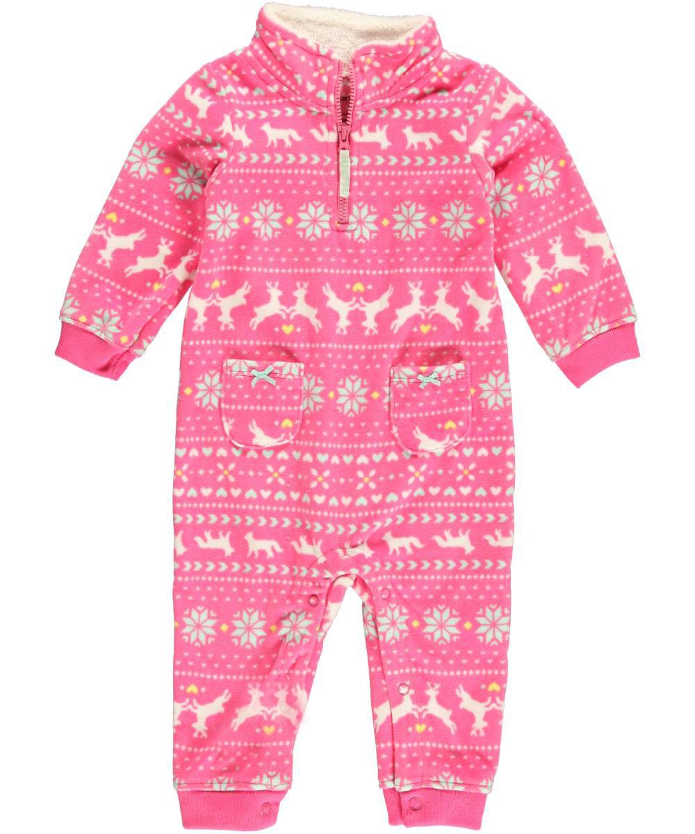 Carter's Baby Girls' Fleece Romper (Baby)
