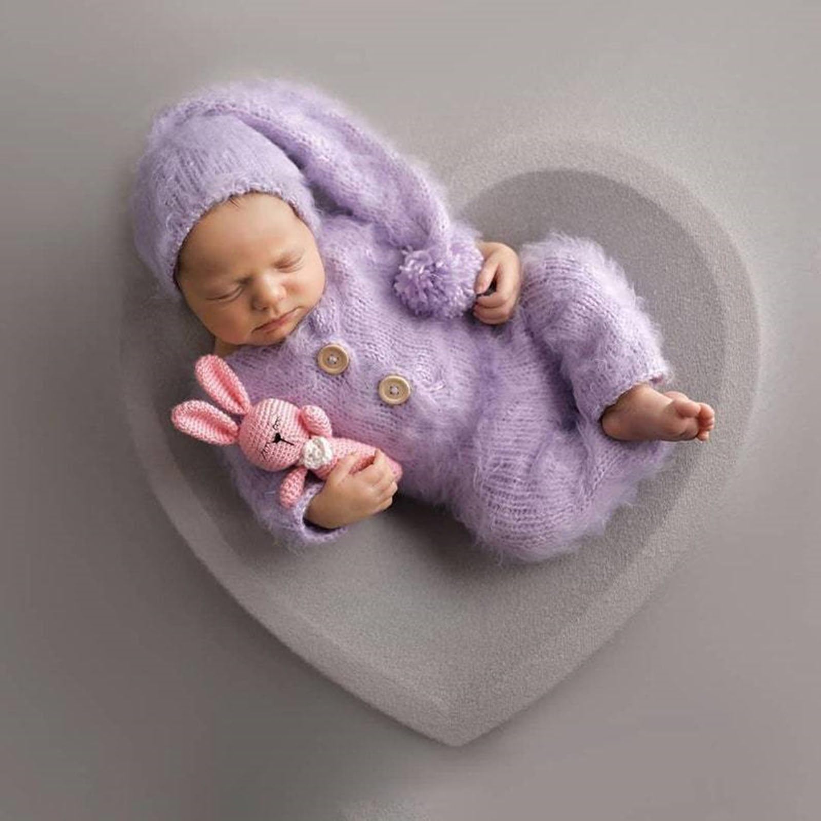 Atmungsaktive Kleidung Baby Strampler Overall mit elastischem langen Foto Kleidung Fotografie Requisiten Kostüme Outfit Kleinkind Fotografie Kleidung