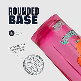 BlenderBottle Spongebob Shaker Bottle Pro Series Perfect for Protein Shakes and Pre Workout, 28-Ounce, Orange/Pink, Mussel Beach