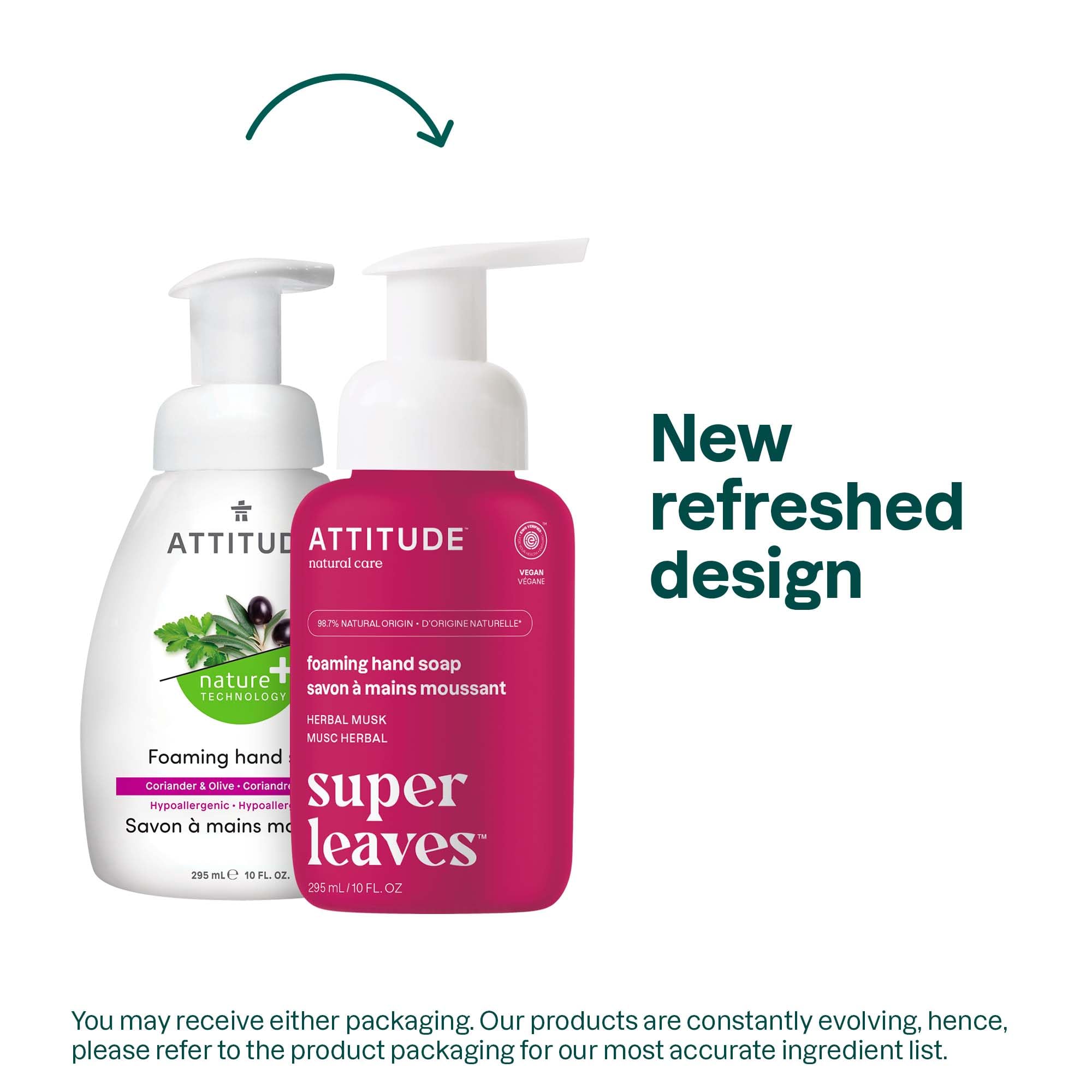 ATTITUDE Liquid Hand Soap, Made In Canada, EWG Verified, Plant And Mineral-Based, Vegan...