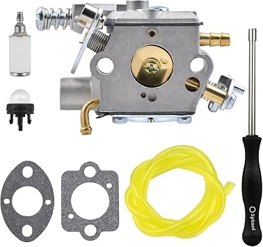 NIMTEK 584901401 Carburetor with Adjusting Tool for Husqvarna 525L 525LS 525LST 525ES 325HE3 325HE4 525RXT Trimmer Brushcutter