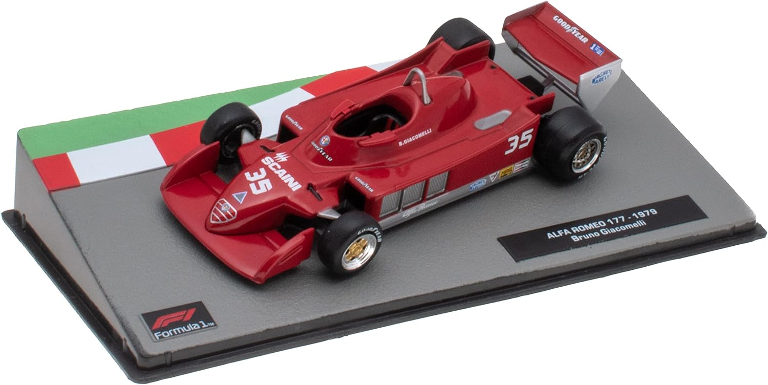OPO 10 - Miniature car Formula 1 1/43 Compatible with ALFA Romeo 177 - Bruno Giacomelli - 1979 - F1 FD035