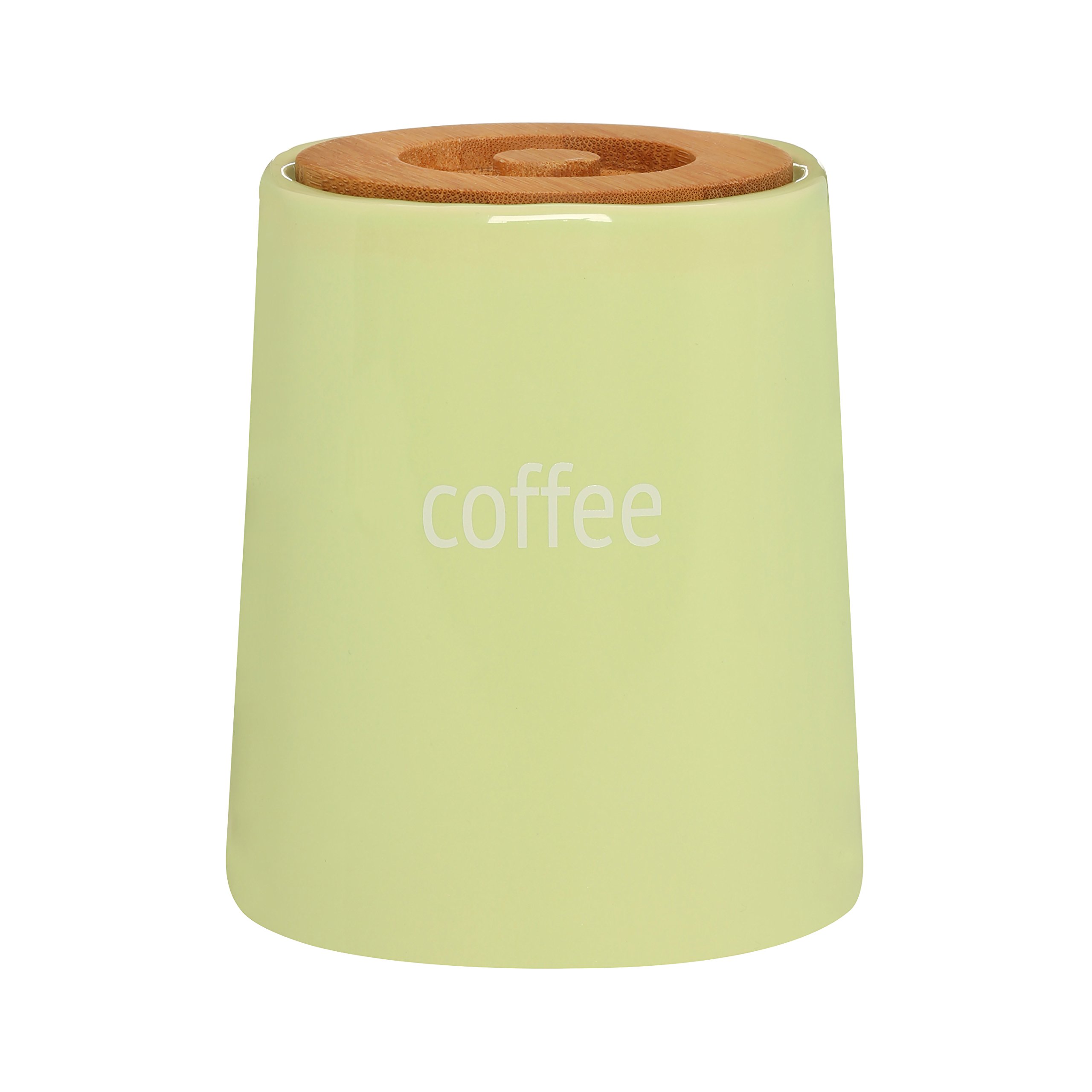Orsina Chic Design Green Ceramic Coffee CanisterFunctional Design CanisterDurable Canister For Ingredients from B&Q