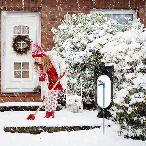 Miniatura 7 de Paquete de 2 fundas para grifos para exteriores para invierno, 13 pulgadas de ancho x 25 pulgadas de alto, protector contra congelación para