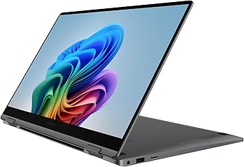Samsung 15.6″ Galaxy Book5 360 Copilot+ PC, AI Business Laptop, Windows 11 Pro, Intel Core Ultra 5 Processor 226V, FHD AMOLED Touchscreen, 16GB/512GB, 2025 Model, NP754QHA-KA1US, Gray