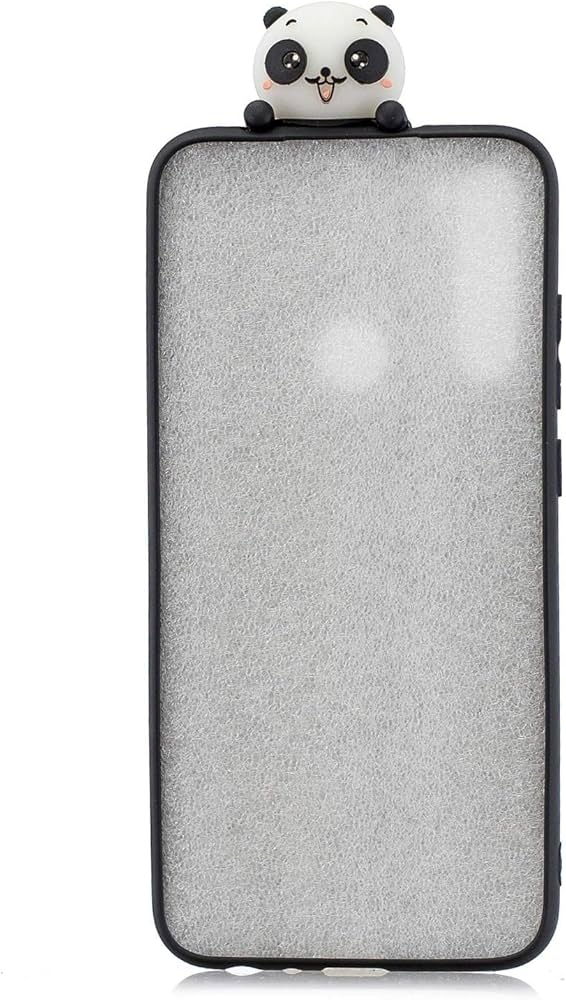 Panda 3D Dessin Animé Silicone Coque Xiaomi Redmi Note 8,Mignon Motif