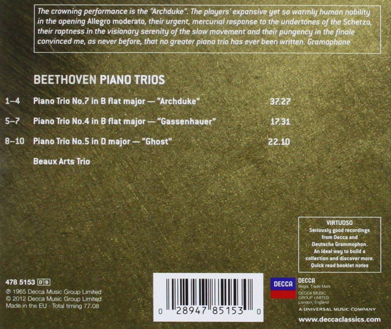 Virtuoso-Piano Trios