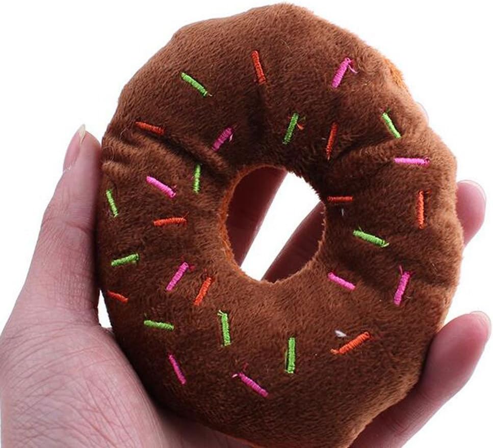 Amazon Co Jp ふく福 耐久性 ペット用おもちゃ 犬 音の出る おもちゃ ドーナツ ぬいぐるみ 玩具 丈夫な ペット用品 歯ぎしり 清潔 ドーナツ デザイン 1個 色ランダム おもちゃ