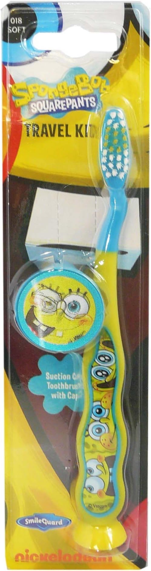 Mr White Jr Spongebob Squarepants Toothbrush with Protective Cap