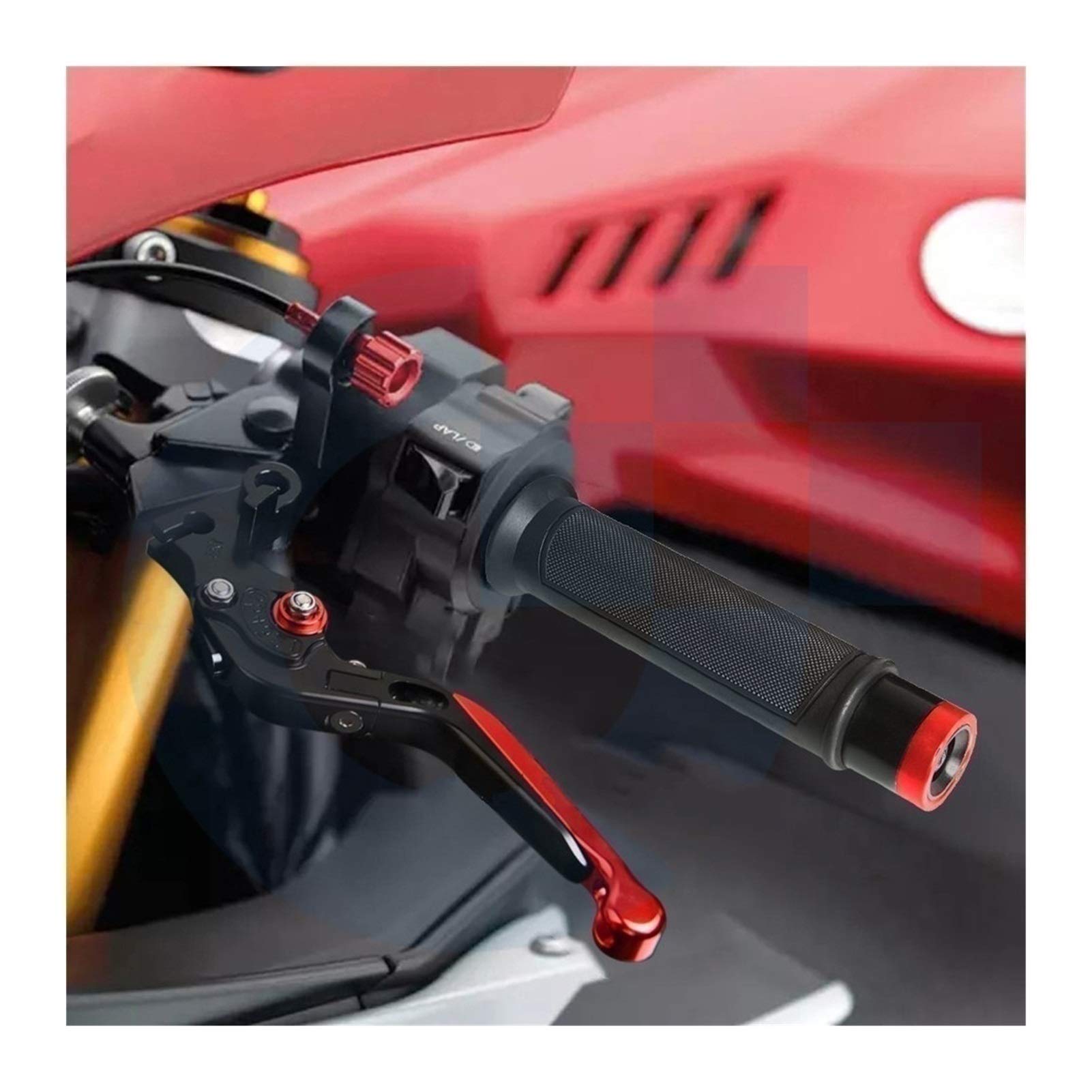 Leva Della Frizione Del Freno Moto Regolabile Pieghevole Freno Leve Frizione Manopole Manubrio Per SUZUKI SV650 S SV 650 1999-2012 2000 2011 (Colore : L)