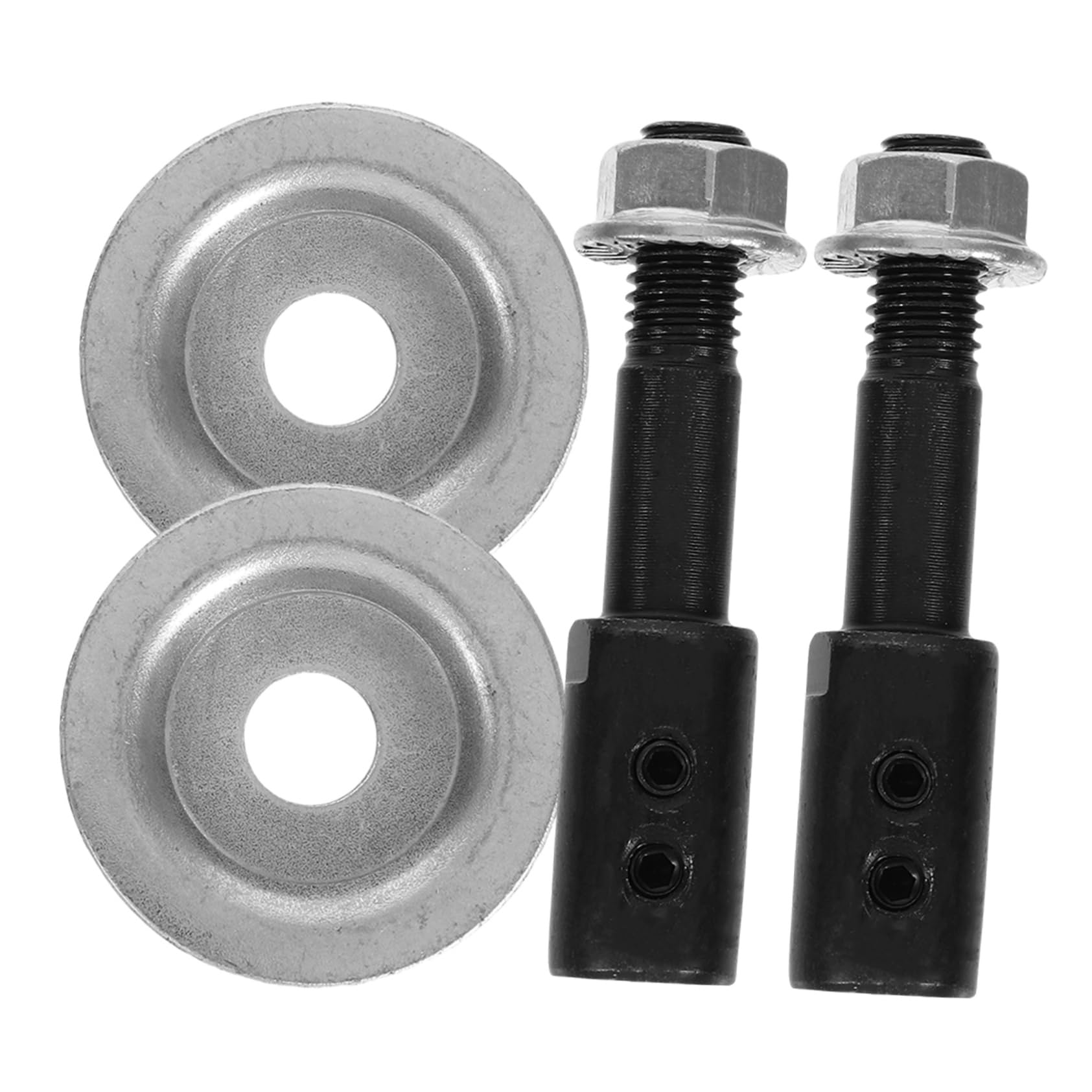 HEALSOPTHY 2 Sets Electric Motor Shaft Arbor Polishing Wheel Rod Adapter for Bench Grinder 8mm Inner Hole Grinding Wheel Extension Fixture Compatible