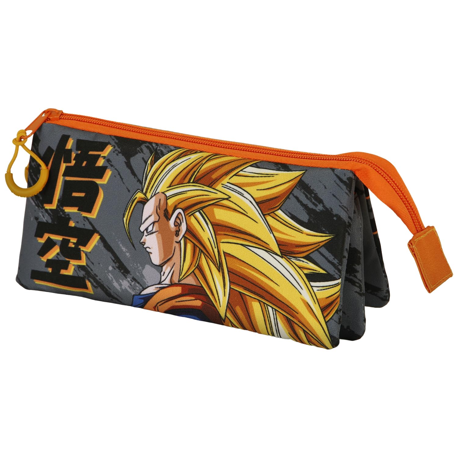 Dragon Ball (Bola de Dragón) Warrior-Estuche Portatodo Triple, Multicolor, 23 x 11 cm