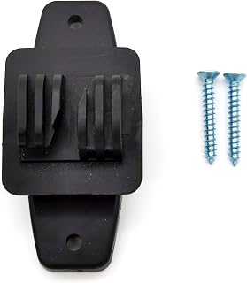 JBT 50-Pack Black Claw Insulators for Electric Fence Wood Posts - Hi-Tensile Wire Holders with 100 Screws