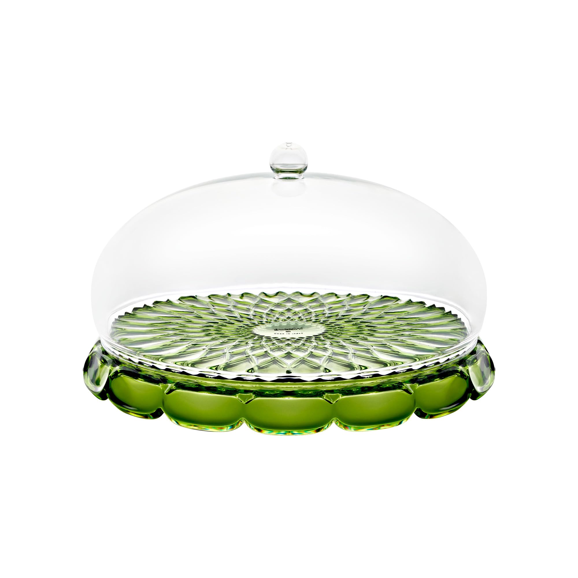 Guzzini VANITY tortiera plat à tarte vert pour vos goûters et buffets de fête