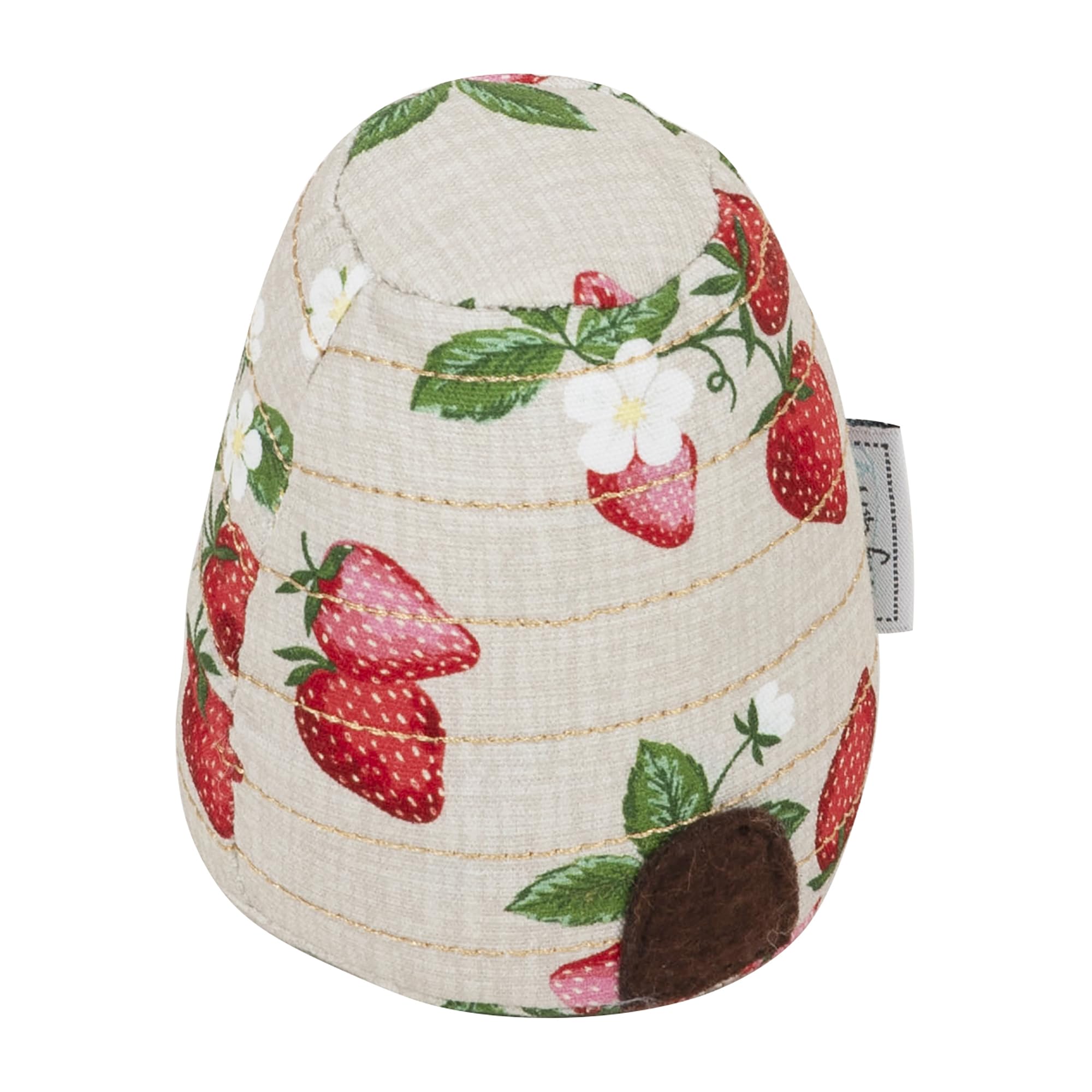 Hobby Gift Beehive Sewing Pin Cushion - Novelty Pin Cushions for Sewing Accessories and Supplies, Accessories for Needlework DIY Crafts Dressmaking, 100% Cotton Fabric - 8.5 x 8.5 x 11cm, Strawberries