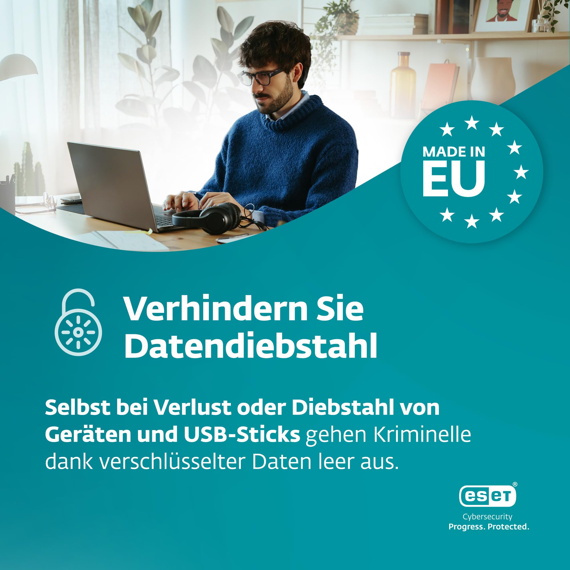 ESET HOME Security Premium 2026 | 5 Geräte | 1 Jahr | inklusive VPN, Datenverschlüsselung, Browserschutz & Privatsphäre | Windows, MacOs, Android oder iOS | Aktivierungscode per E-Mail