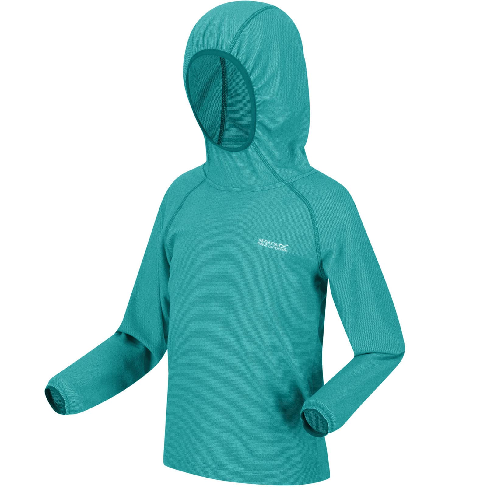 Regatta Unisex's Loco Hoody Sweater, Turquoise, 14 años