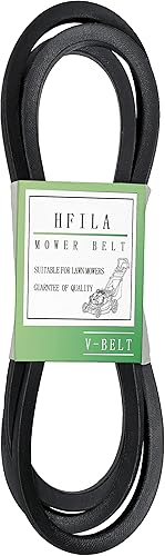 Hfila Cinturón de cubierta para cortacésped de 58" x 148 14" compatible con John Deere TCU18602, Scag 482529, MTD 954-04329 954-04329A