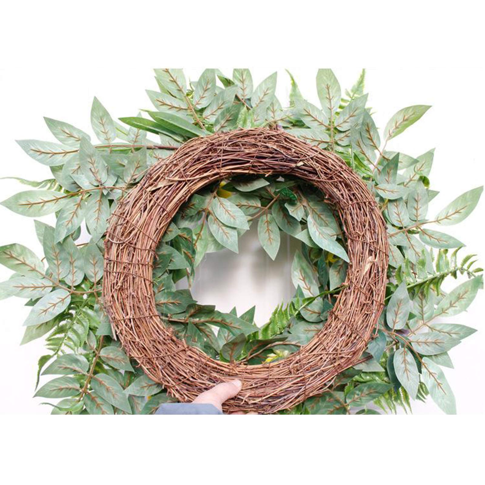Türkranz Künstliche Blumenkranz Girlande Fensterkranz Handgearbeitet Detailtreu Farbintensiv Geschenkfür Freunde Und Familie für Dekoration