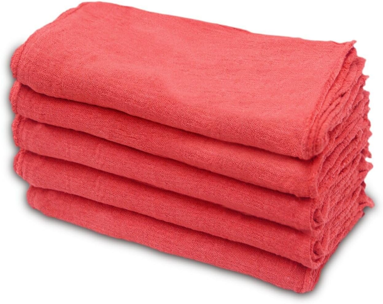 Amazon.com: SIMPLI-MAGIC Commercial Grade Shop Towels, Pack of 500, Red ...