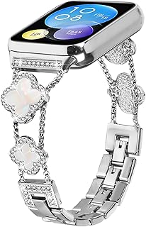 Bdsidy Metal Bracelet Compatible with Redmi Watch 5/Redmi Watch 4, Adjustable Replacement Strap Stainless Steel Shiny Stra…