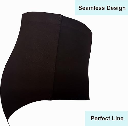 Miniatura 4 de Ropa interior lavable para incontinencia de absorción para mujer, color negro, Negro -