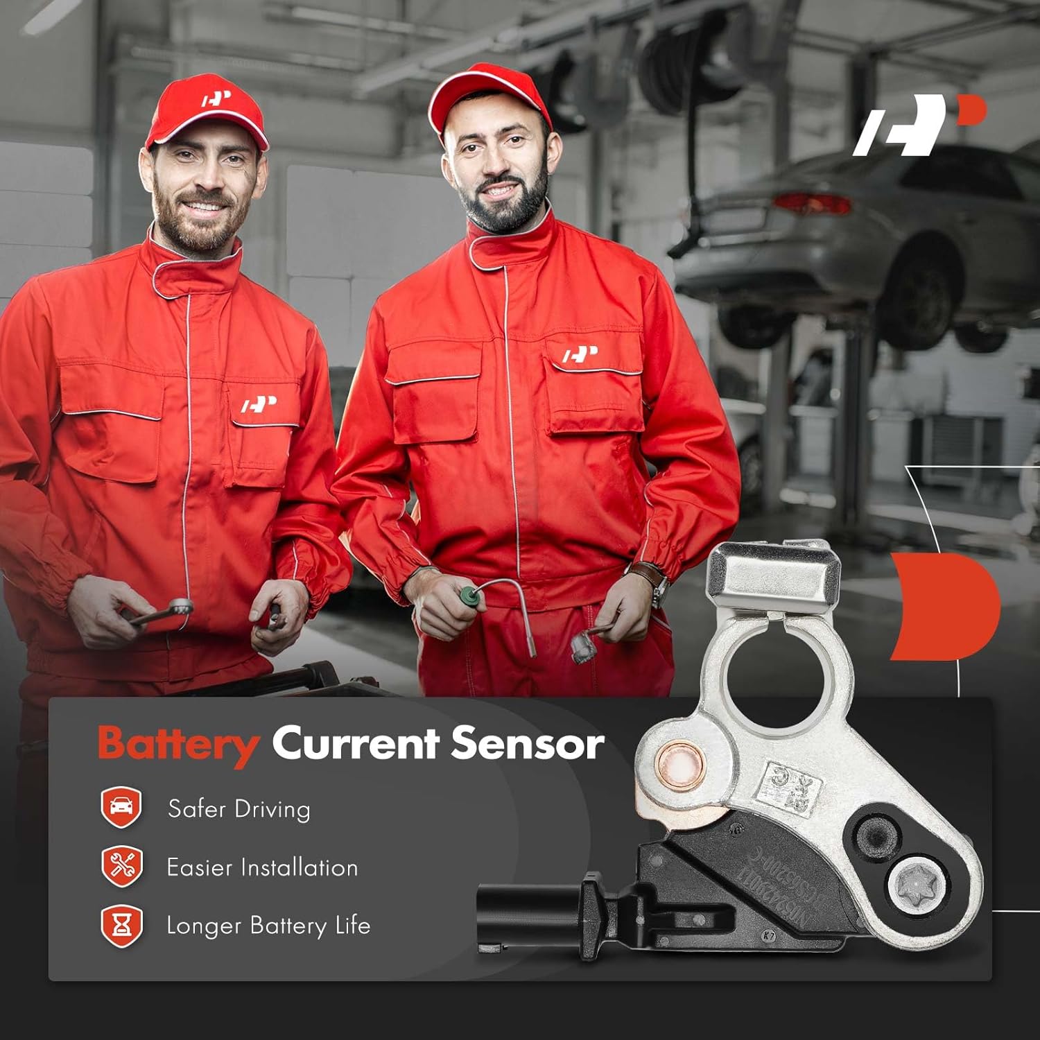 A-Premium Battery Current Monitor Sensor Module Compatible with Ford F-150 2015-2019, Edge 2016-2019, Fusion 2013-2019 & Lincoln MKZ 2013-2019