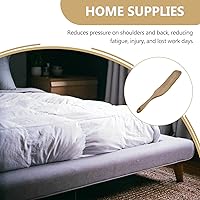 Vista 6 de Herramienta de elevación de colchón de madera para cambio de sábanas, paleta de cama de color café, elevador de colchón que ahorra esfuerzo