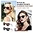 SKYOLUY Premium Bifocal Reading Sunglasses for Women, Retro Cateye Sun Readers UV400 Protection, Classic Shades Black & Tortoise (1 Black & 1 Tortoise, 1.75)
