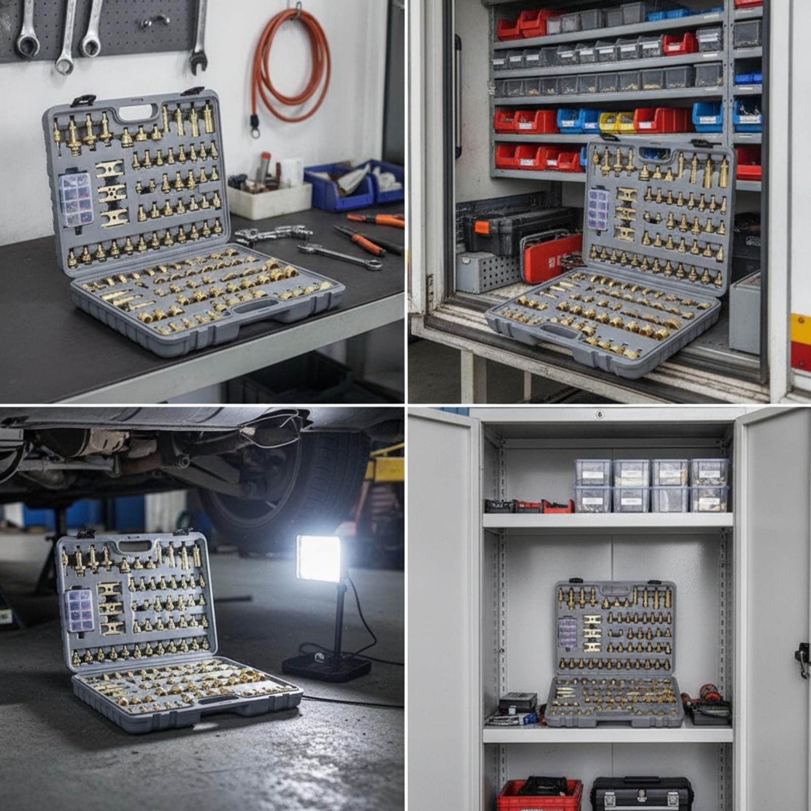 Kit di Rilevamento Perdite Accessori Valigetta Rapido Set Efficiente Attrezzi per Garage