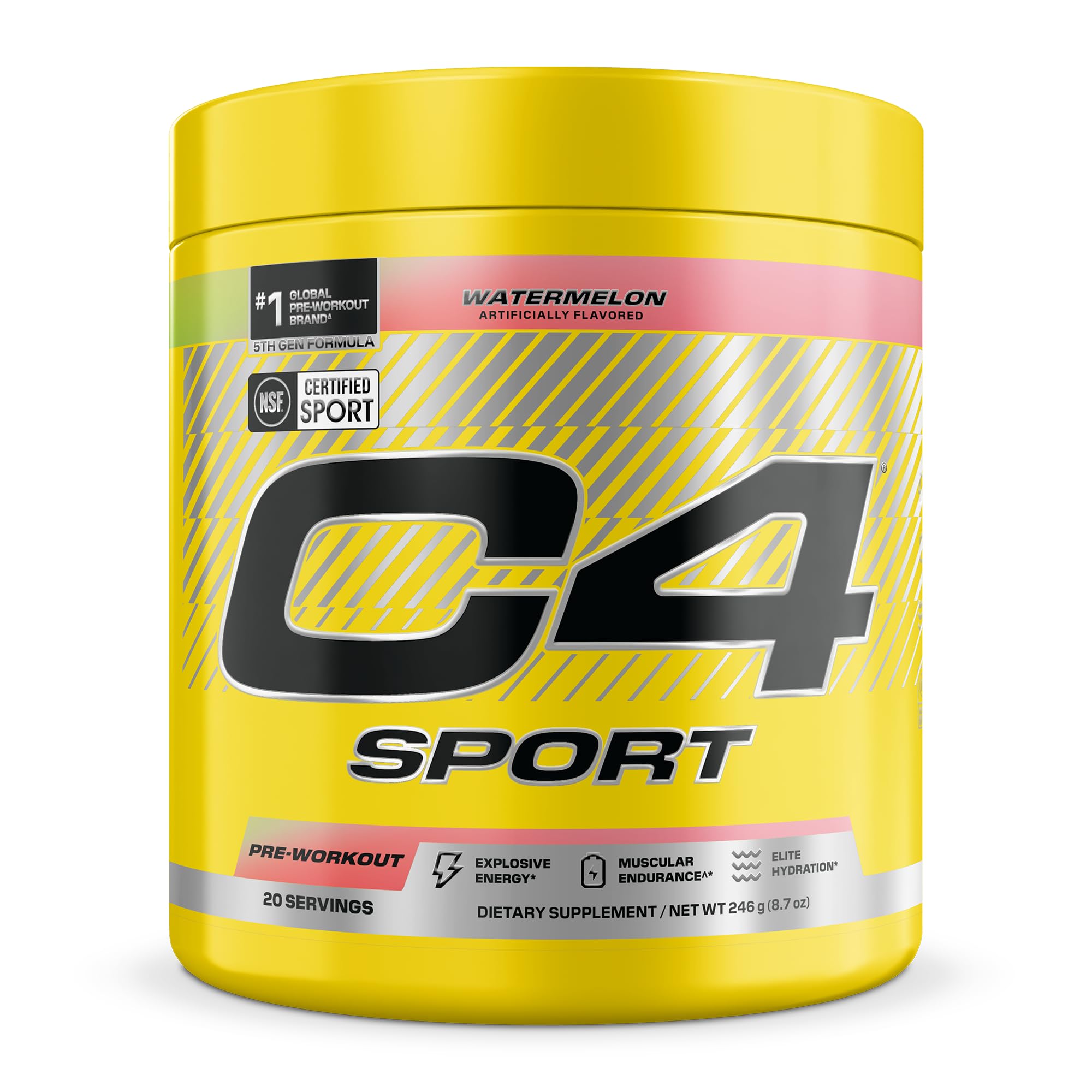 C4 Sport Pre Workout with 200mg Caffeine, Icy Blue Razz, 20 Servings — Amazon image 7