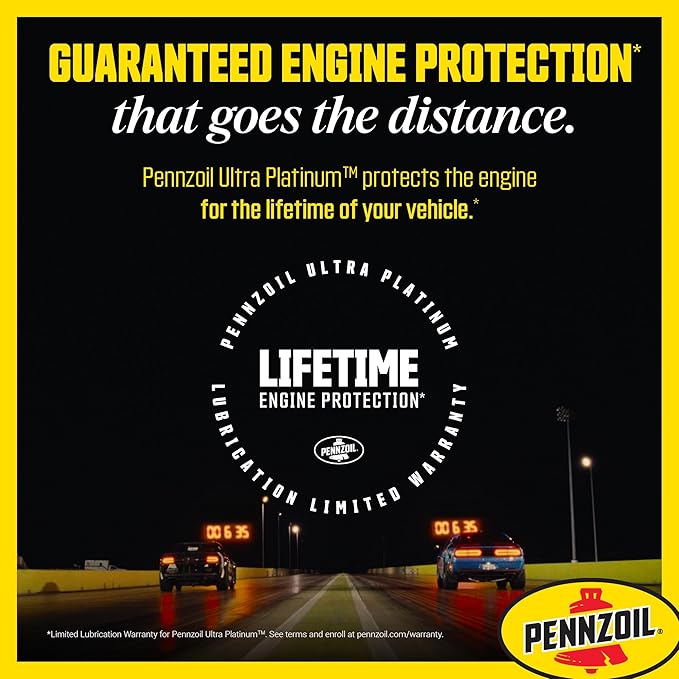 Pennzoil Ultra Platinum Full Synthetic 0W-40 Aceite de Motor 6 Cuartos miniatura 7