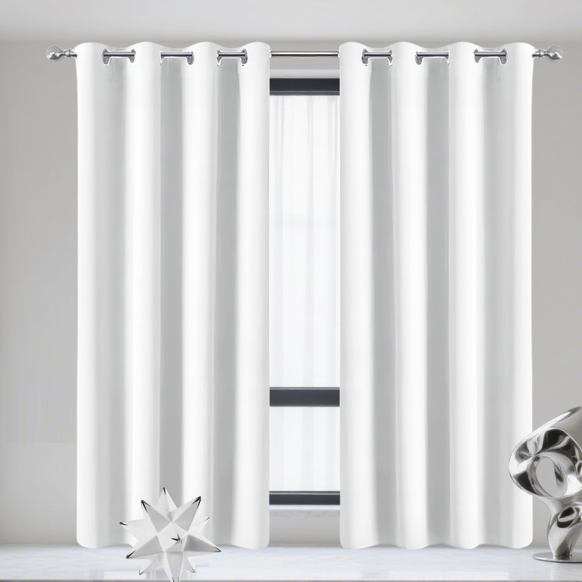 Rideau 100% lumiere bloquer anti chaleur anti bruit blanc
