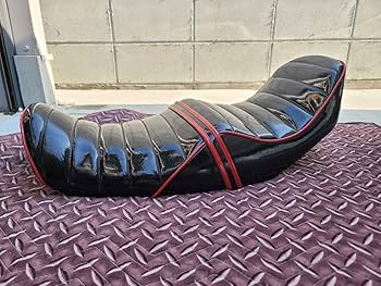 Amazon.co.jp: 美ZRX400用ブラックレッドエナメルチョビ三段