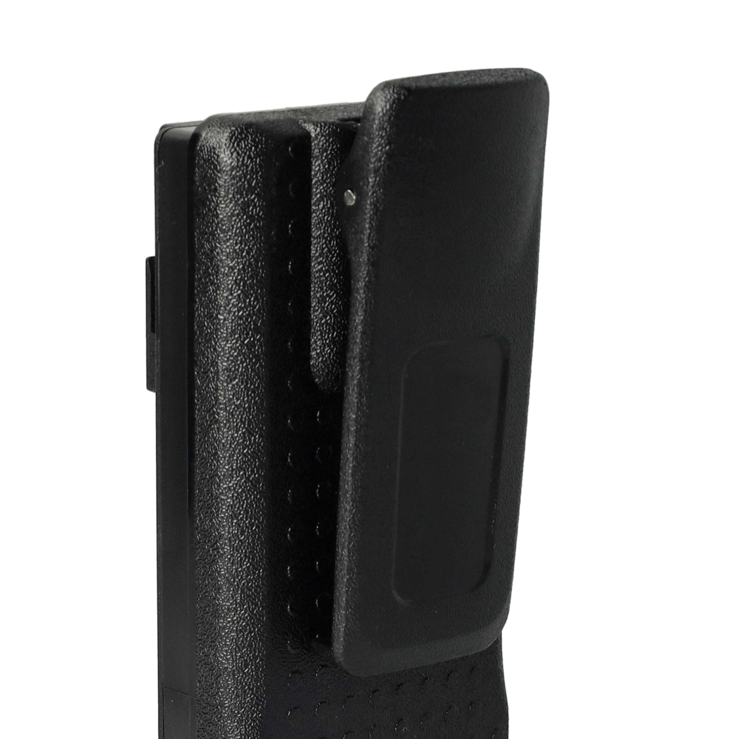 vhbw 5x batteria compatibile con Motorola DP4400, DP4400E, DP4401e, DP4401, DP4600 radio (3000mAh, 7,2V, Li-Ion) + clip