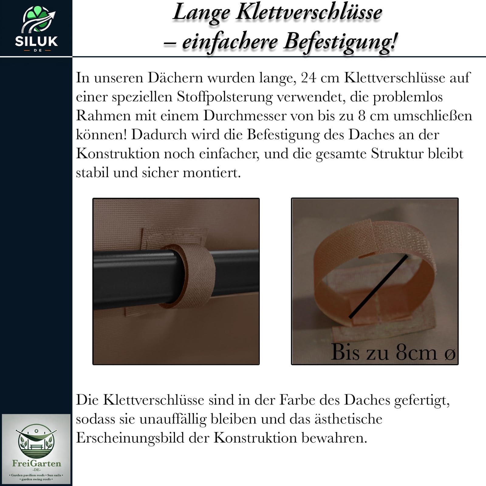 Toit de rechange pour pavillon Modena, à 6 angles, 320 cm, étanche, matériau : panama en PVC, souple, 370 g/m², ultra résistant, modèle 8