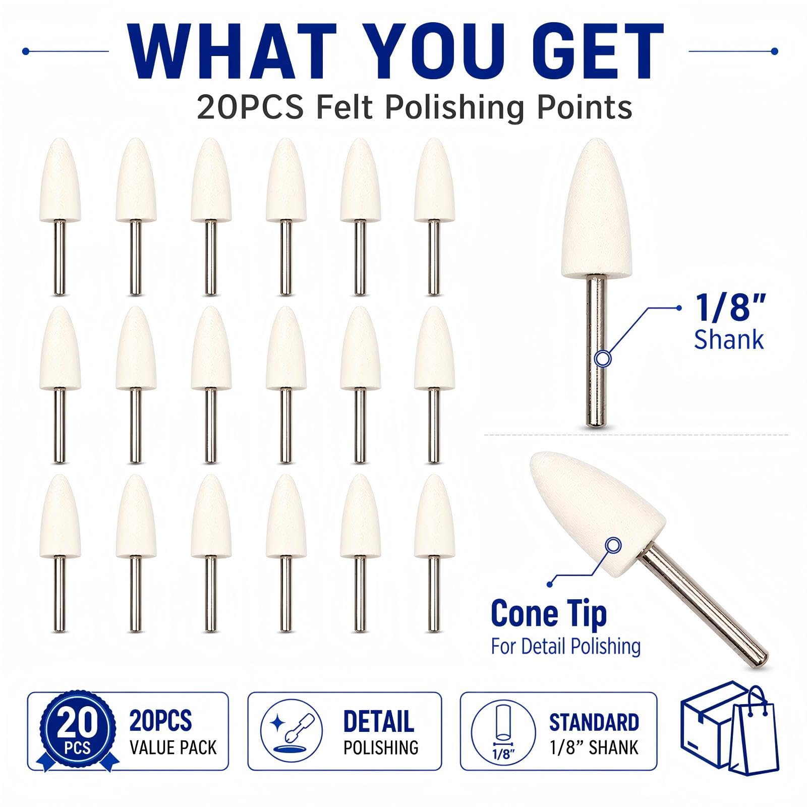 PHYHOO Buffing Wheel Kit - Restore Shine! -8