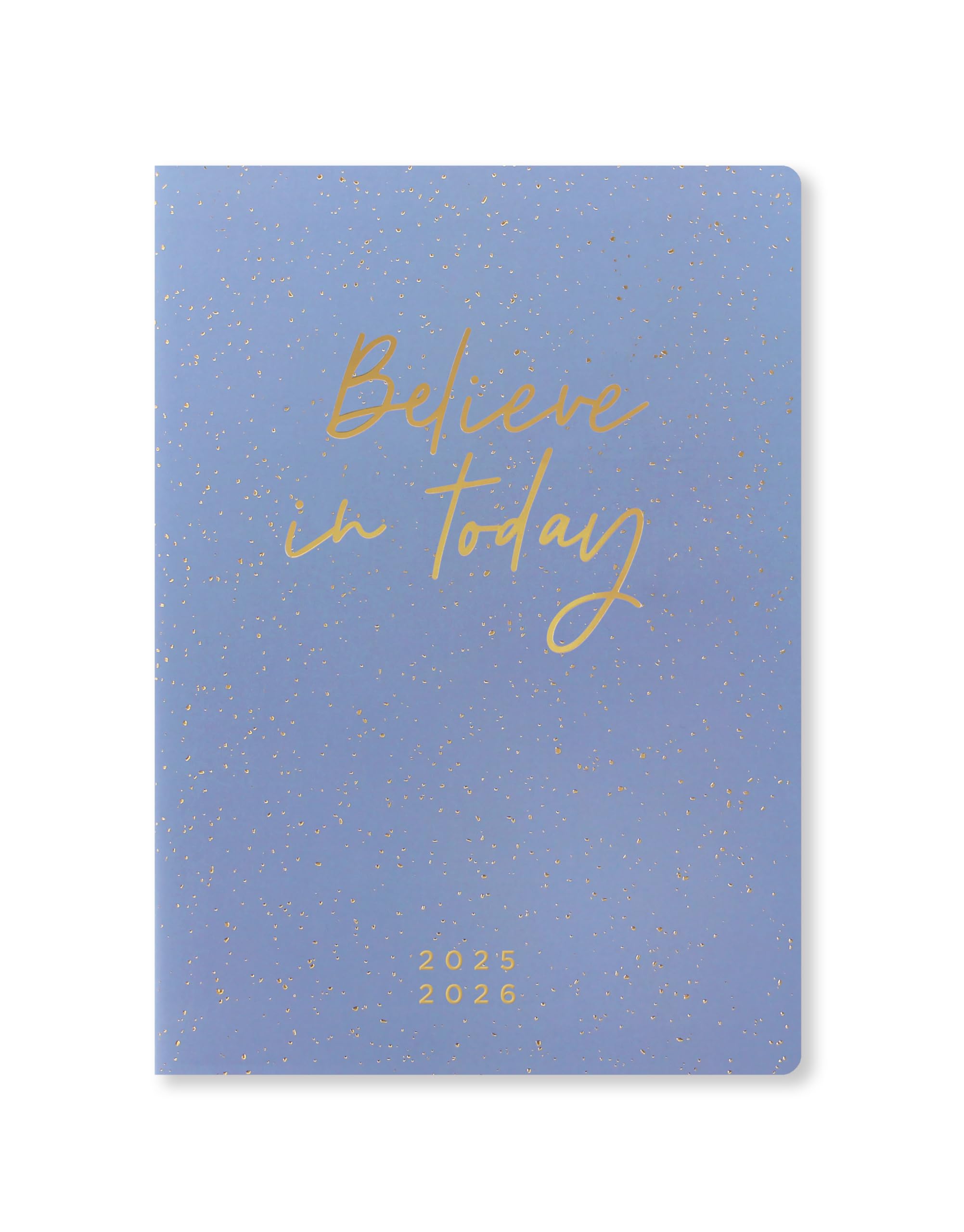 Letts of London Inspire A5 Academic 2025/2026 Week to View Diary Blue Speckle Foil 26-031387