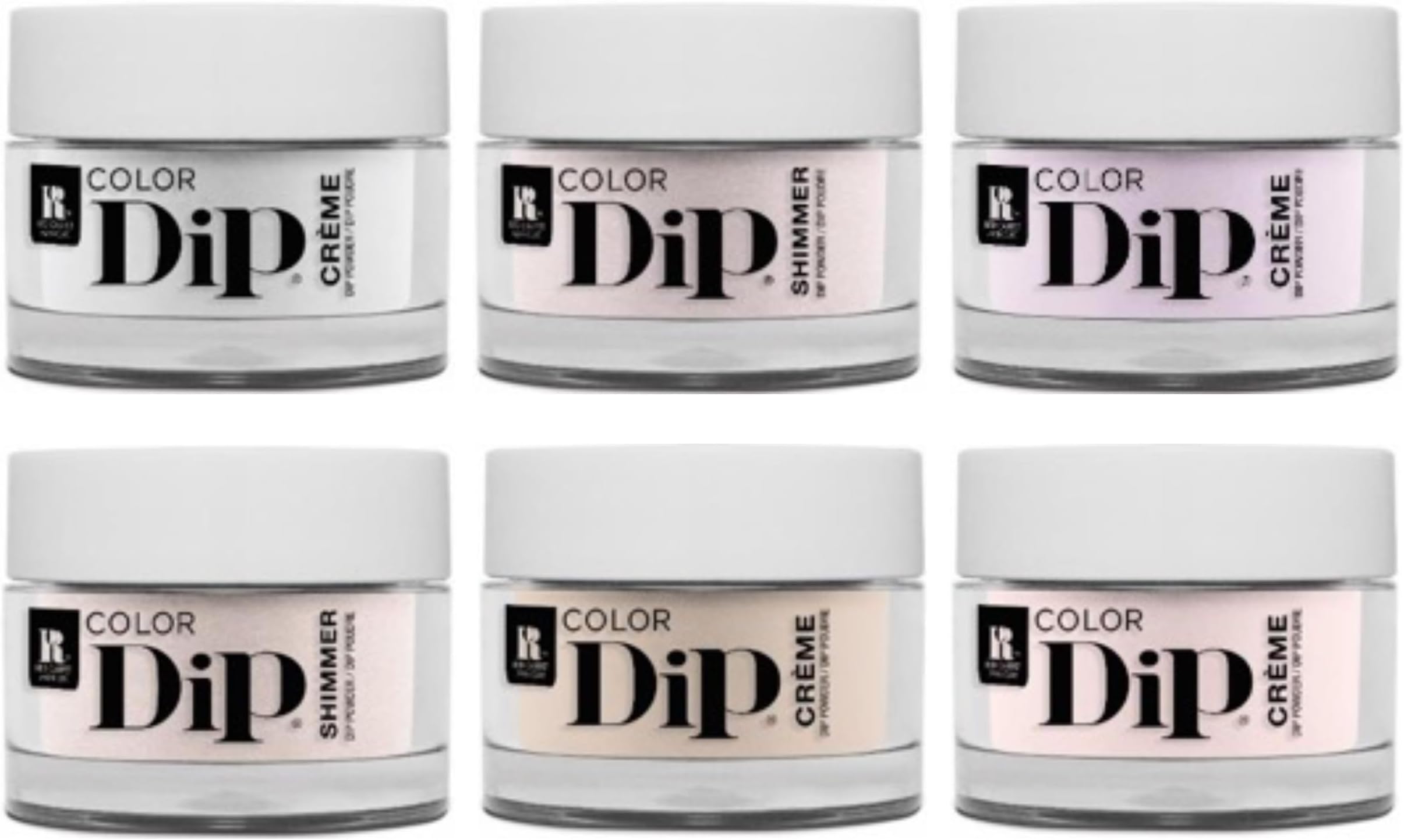 Color Dip Powder Nail Bundle – French, 6 Count
